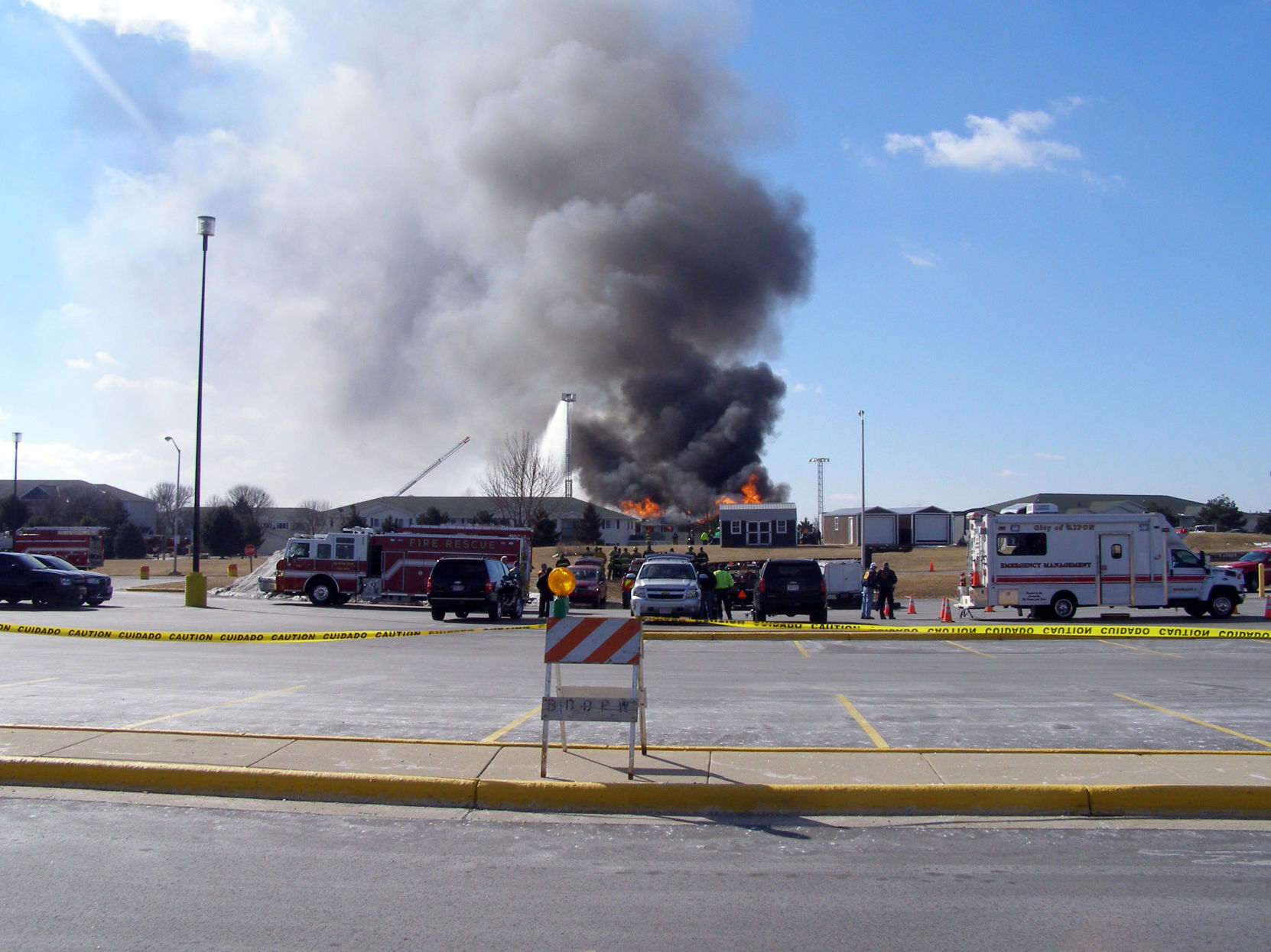 Investigation photos from 109 Knaup Drive explosion
